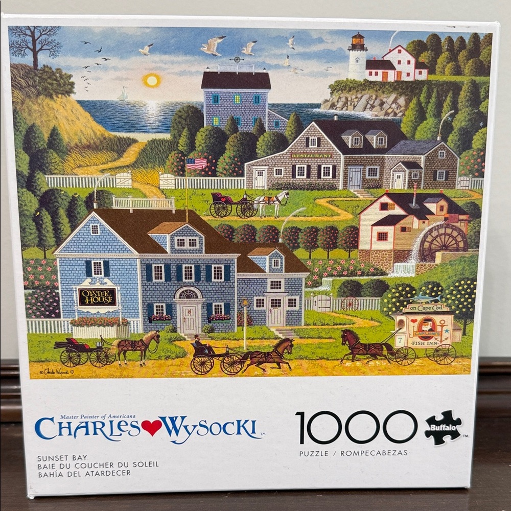 Charles Wysocki Sunset Bay Puzzle 1000 piece